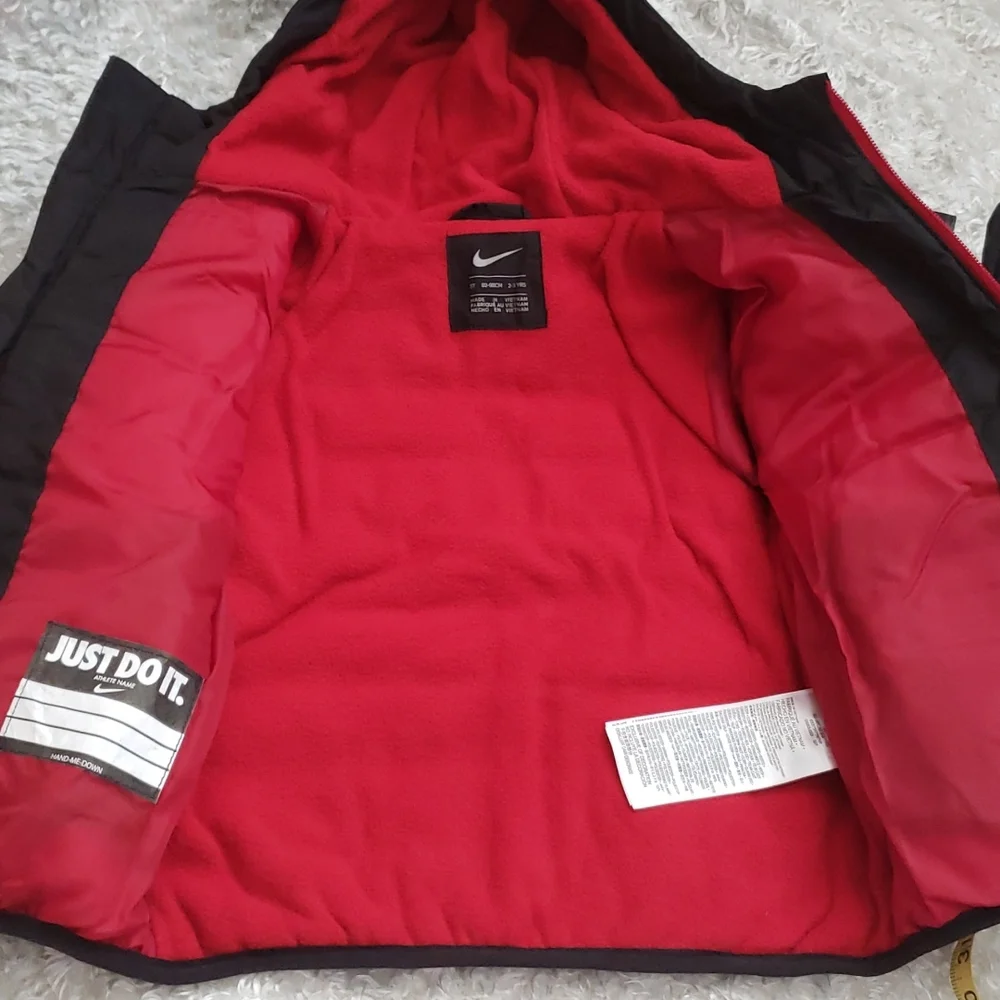 Boys Nike Puffer Hooded Winter Jacket